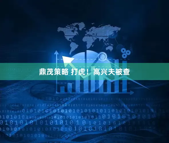 鼎茂策略 打虎！高兴夫被查